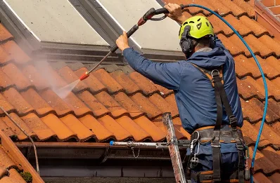 Démoussage et hydrofuge de toiture à Figeac